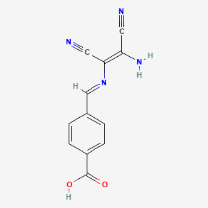4-[[(Z)-2-amino-1,2-dicyanoethenyl]iminomethyl]benzoic acid