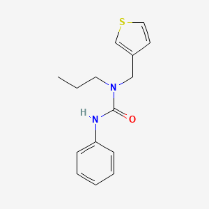 3-Phenyl-1-propyl-1-(thiophen-3-ylmethyl)urea