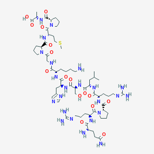 molecular formula C63H107N23O16S B3007584 (Ala13)-Apelin-13 