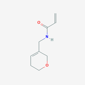 molecular formula C9H13NO2 B3007639 N-[(5,6-dihydro-2H-pyran-3-yl)methyl]prop-2-enamide CAS No. 1865469-13-1