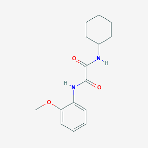 molecular formula C15H20N2O3 B3007686 N-cyclohexyl-N'-(2-methoxyphenyl)oxamide CAS No. 898375-08-1