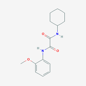 B3007686 N-cyclohexyl-N'-(2-methoxyphenyl)oxamide CAS No. 898375-08-1