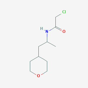 2-Chloro-N-[1-(oxan-4-yl)propan-2-yl]acetamide