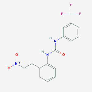 N-[2-(2-nitroethyl)phenyl]-N'-[3-(trifluoromethyl)phenyl]urea