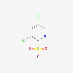 molecular formula C5H2Cl2FNO2S B3007984 3,5-Dichloropyridine-2-sulfonyl fluoride CAS No. 1934395-48-8