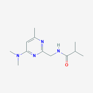 B3008014 N-((4-(dimethylamino)-6-methylpyrimidin-2-yl)methyl)isobutyramide CAS No. 1797619-42-1