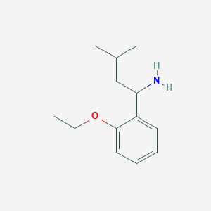 molecular formula C13H21NO B3008041 1-(2-Ethoxyphenyl)-3-methylbutan-1-amine CAS No. 1343319-00-5
