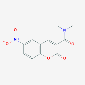 N,N-dimethyl-6-nitro-2-oxo-2H-chromene-3-carboxamide