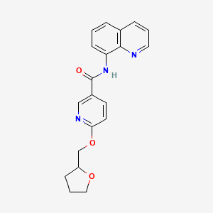N-(quinolin-8-yl)-6-((tetrahydrofuran-2-yl)methoxy)nicotinamide