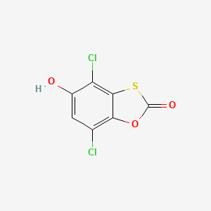4,7-Dichloro-5-hydroxy-1,3-benzoxathiol-2-one