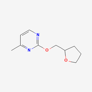 4-Methyl-2-[(oxolan-2-yl)methoxy]pyrimidine