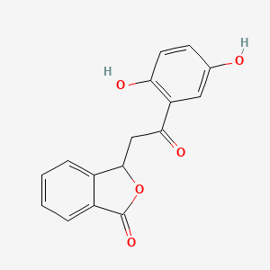 3-(2-(2,5-dihydroxyphenyl)-2-oxoethyl)isobenzofuran-1(3H)-one