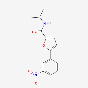 5-(3-nitrophenyl)-N-propan-2-ylfuran-2-carboxamide