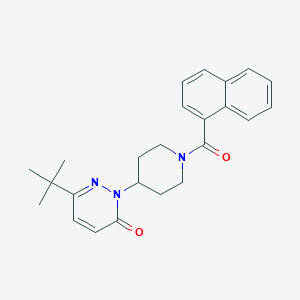 6-Tert-butyl-2-[1-(naphthalene-1-carbonyl)piperidin-4-yl]pyridazin-3-one