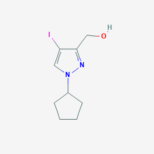 (1-Cyclopentyl-4-iodo-1H-pyrazol-3-yl)methanol