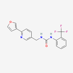 1-((6-(Furan-3-yl)pyridin-3-yl)methyl)-3-(2-(trifluoromethyl)phenyl)urea