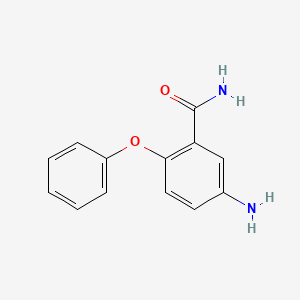 molecular formula C13H12N2O2 B3008269 5-Amino-2-phenoxybenzamide CAS No. 117821-54-2