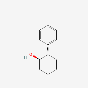 molecular formula C13H18O B3008270 trans-2-(p-tolyl)Cyclohexanol CAS No. 146923-71-9; 21666-91-1