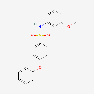 molecular formula C20H19NO4S B3008499 N-(3-methoxyphenyl)-4-(2-methylphenoxy)benzenesulfonamide CAS No. 612045-31-5
