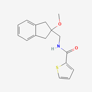 N-((2-methoxy-2,3-dihydro-1H-inden-2-yl)methyl)thiophene-2-carboxamide