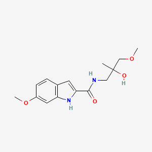 N-(2-hydroxy-3-methoxy-2-methylpropyl)-6-methoxy-1H-indole-2-carboxamide