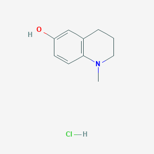 1-Methyl-3,4-dihydro-2H-quinolin-6-ol;hydrochloride