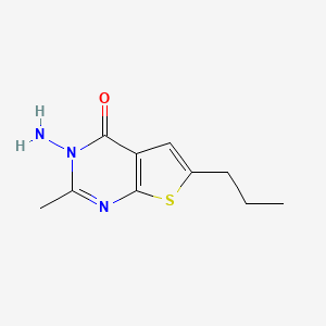 3-amino-2-methyl-6-propylthieno[2,3-d]pyrimidin-4(3H)-one