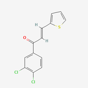(2E)-1-(3,4-dichlorophenyl)-3-(thiophen-2-yl)prop-2-en-1-one