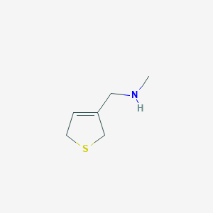 molecular formula C6H11NS B3008738 [(2,5-Dihydrothiophen-3-yl)methyl](methyl)amine CAS No. 2031268-65-0