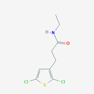 3-(2,5-Dichlorothiophen-3-yl)-N-ethylpropanamide