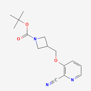 Tert-butyl 3-(((2-cyanopyridin-3-yl)oxy)methyl)azetidine-1-carboxylate