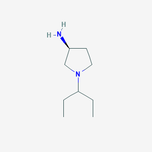 (S)-1-(Pentan-3-yl)pyrrolidin-3-amine