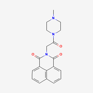 2-(2-(4-methylpiperazin-1-yl)-2-oxoethyl)-1H-benzo[de]isoquinoline-1,3(2H)-dione