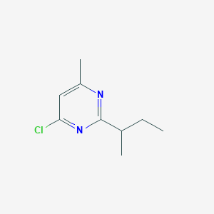 molecular formula C9H13ClN2 B3008955 2-(Butan-2-yl)-4-chloro-6-methylpyrimidine CAS No. 1273744-22-1