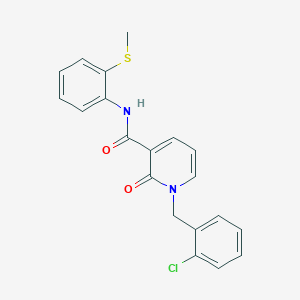 1-(2-chlorobenzyl)-N-(2-(methylthio)phenyl)-2-oxo-1,2-dihydropyridine-3-carboxamide