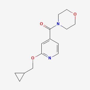 (2-(Cyclopropylmethoxy)pyridin-4-yl)(morpholino)methanone