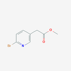 molecular formula C8H8BrNO2 B3009138 Methyl 2-(6-bromo-3-pyridyl)acetate CAS No. 1256824-78-8