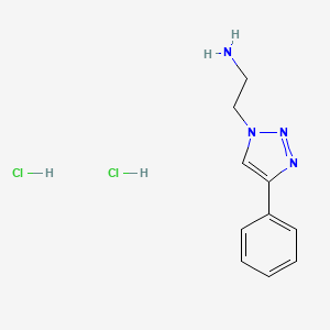 2-(4-Phenyl-1H-1,2,3-triazol-1-yl)ethan-1-amine dihydrochloride