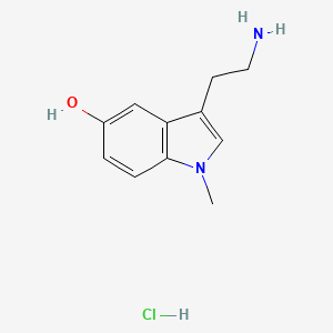 3-(2-aminoethyl)-1-methyl-1H-indol-5-ol hydrochloride