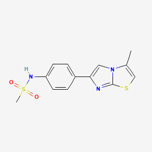 N-(4-(3-methylimidazo[2,1-b]thiazol-6-yl)phenyl)methanesulfonamide