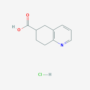 5,6,7,8-Tetrahydroquinoline-6-carboxylic acid;hydrochloride