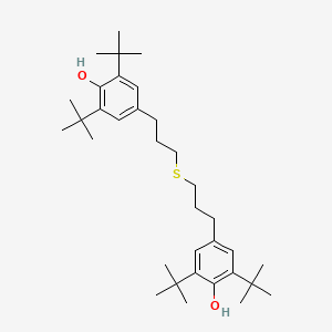 2,6-Ditert-butyl-4-[3-[3-(3,5-ditert-butyl-4-hydroxyphenyl)propylsulfanyl]propyl]phenol