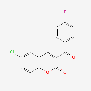 6-chloro-3-(4-fluorobenzoyl)-2H-chromen-2-one