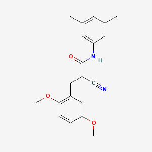 2-cyano-3-(2,5-dimethoxyphenyl)-N-(3,5-dimethylphenyl)propanamide