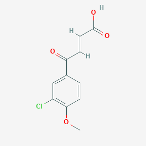4-(3-Chloro-4-methoxy-phenyl)-4-oxo-trans-crotonic acid