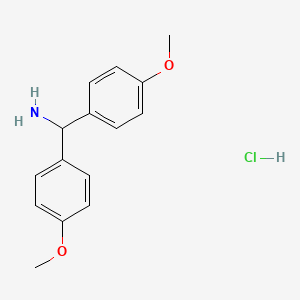 1,1-Bis(4-methoxyphenyl)methanamine hydrochloride