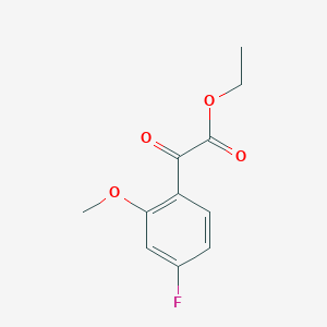 Ethyl 2-(4-fluoro-2-methoxyphenyl)-2-oxoacetate