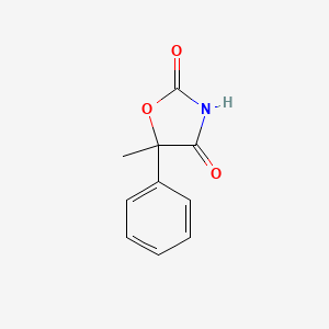 molecular formula C10H9NO3 B3009297 5-Methyl-5-phenyloxazolidine-2,4-dione CAS No. 130689-84-8