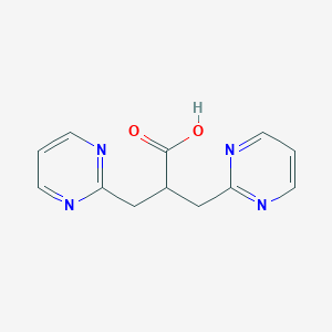 molecular formula C12H12N4O2 B030093 3-Pyrimidin-2-yl-2-pyrimidin-2-ylmethyl-propionic acid CAS No. 936643-76-4
