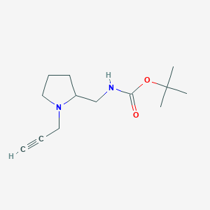 tert-butyl N-{[1-(prop-2-yn-1-yl)pyrrolidin-2-yl]methyl}carbamate